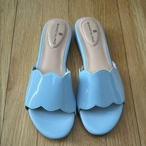 Bandolino Women's Blue Slide Sandals